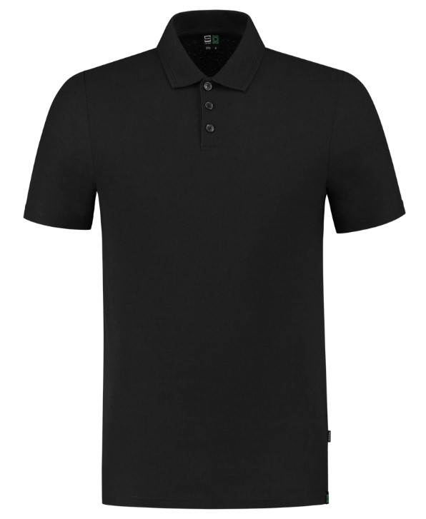 Poloshirt korte mouw zwart maat 2XL