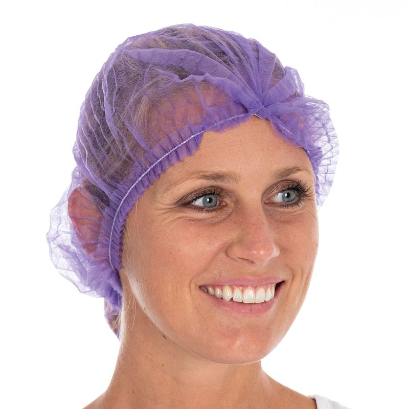 Haarnet wokkel paars | Mob Cap Light PP
