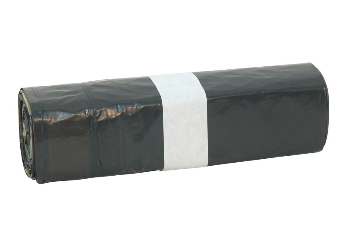 Afvalzak 10L met Trekband – LDPE Zwart | Voor Hygiënebak