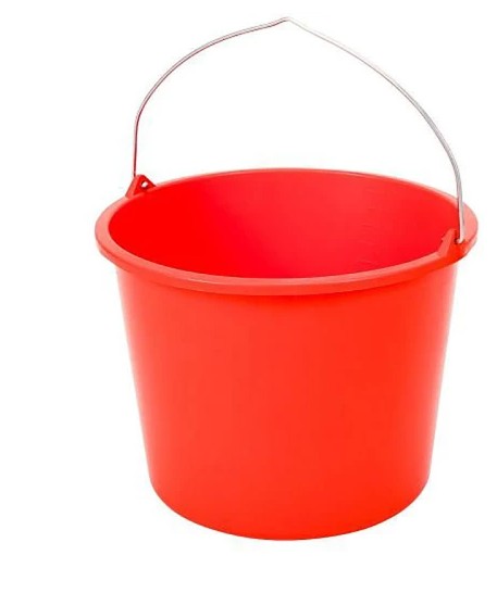 Emmer 12 liter rood