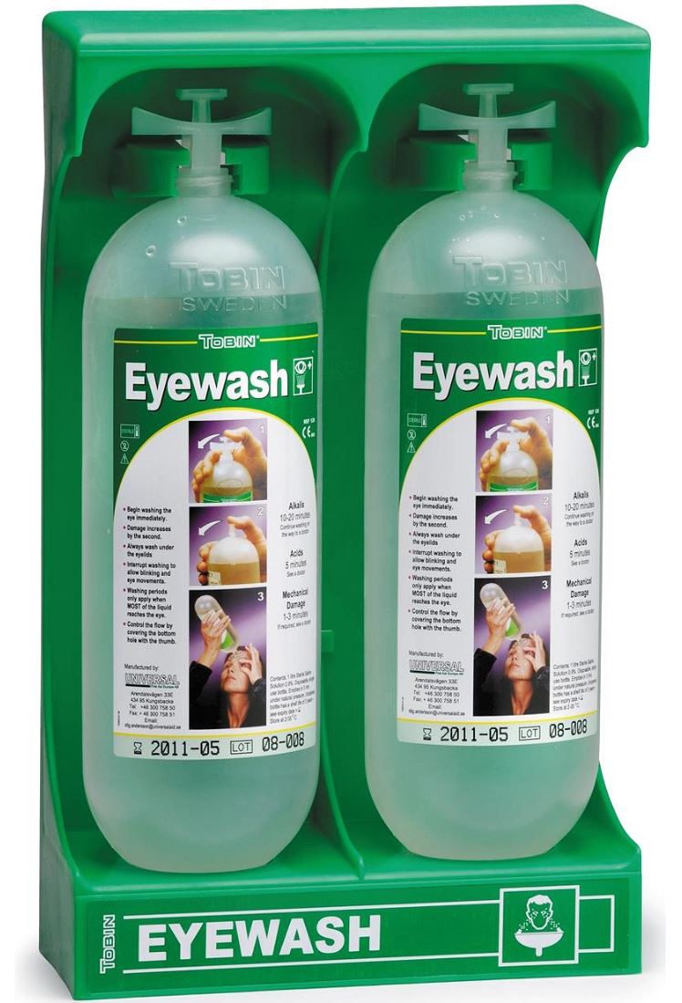 Oogspoelstation Tobin met wandhouder