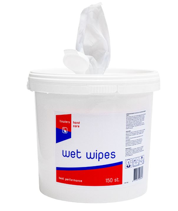 THR 792 Wet Wipes | Reinigingsdoekjes – Emmer 150 stuks